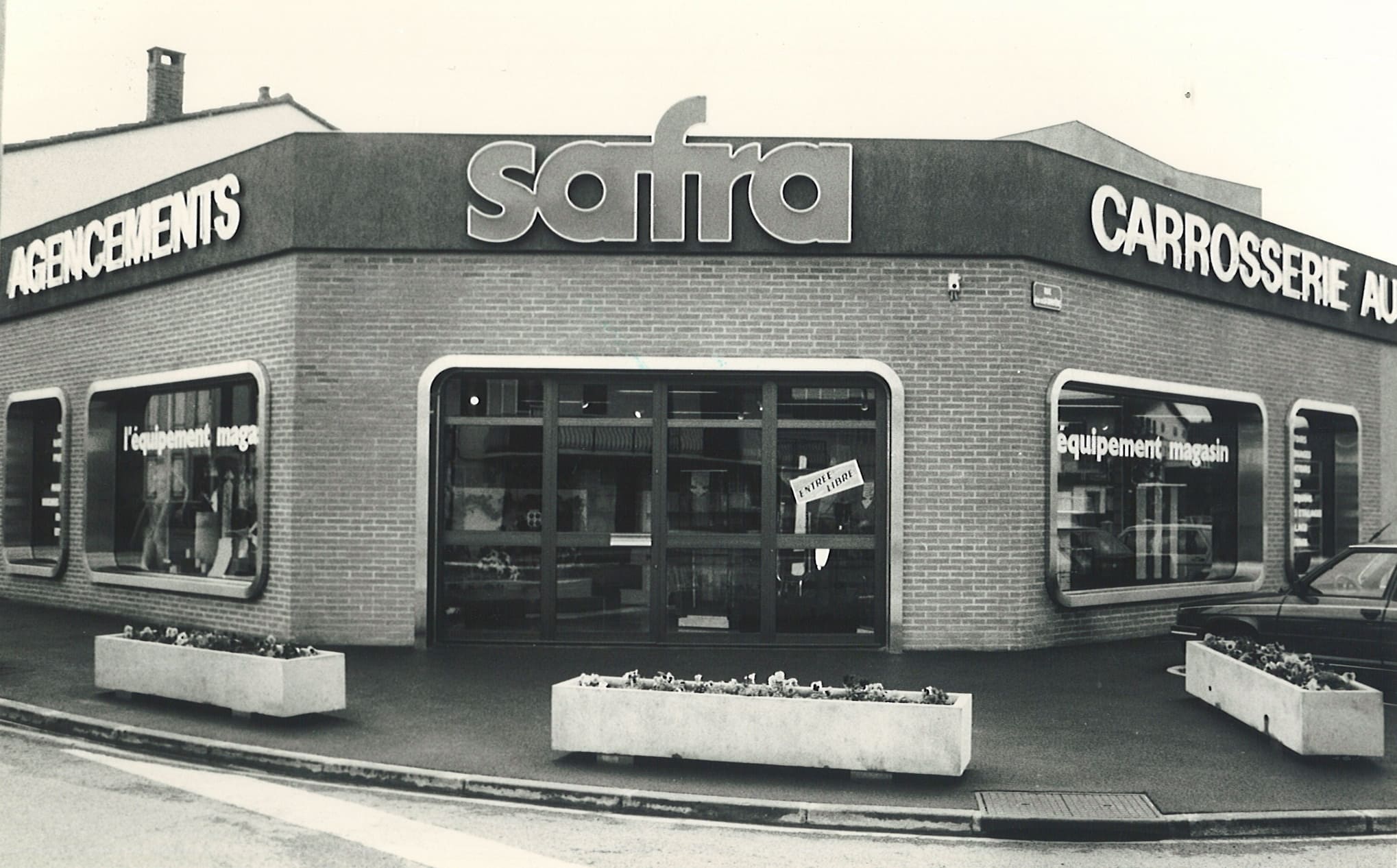 Bâtiment de SAFRA en 1983