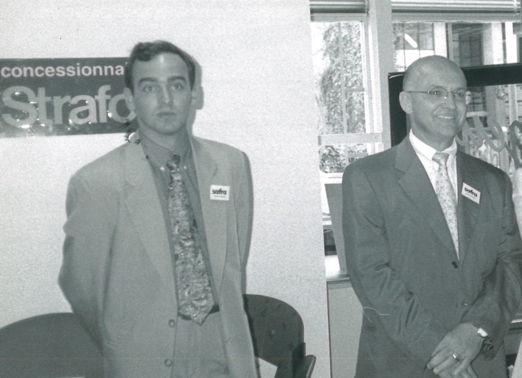 Vincent Lemaire et Serge Bodoira en 1992