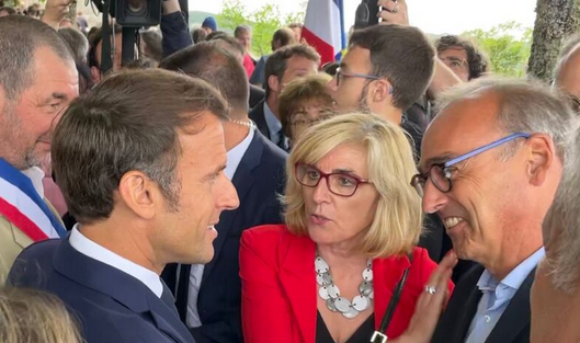 Macron en visite dans le Tarn